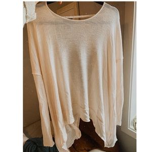 Free People open back sweater